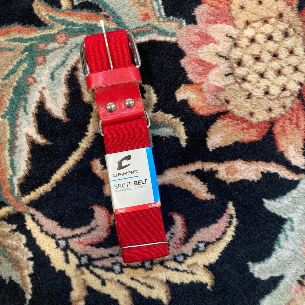 New Red Baseball Softball Belt